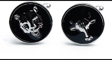 Manchetknopen - Bear and Bull Wall Street Beleggen Beer en Stier