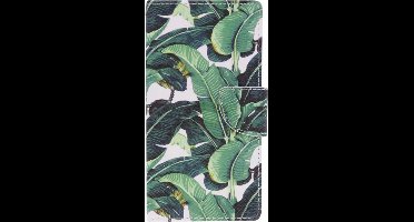 Shop4 - Huawei Mate 30 Pro Hoesje - Wallet Case Bananen Bladeren Groen