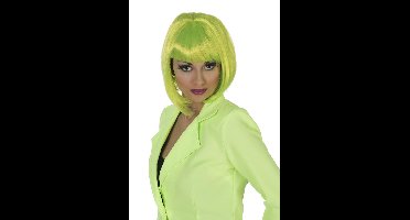 Bobline kort de luxe neon groen