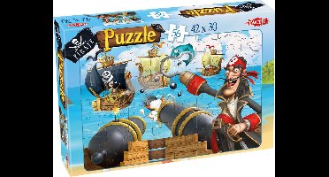 Piraten Puzzel Sea Battle - 56 Stukjes