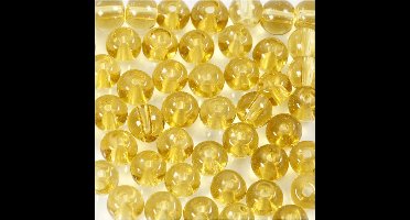 Creativ Company CC Glas Kralen 4 mm Geel 45 stuks.