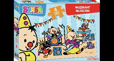 Bumba puzzel 6 stukken - Muzikant