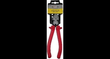 Benson Combinatietang - 180 mm - Staal - Rood