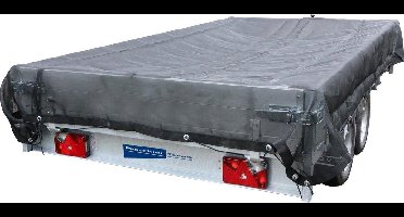Aanhangernet/doek fijnmazig met Elastisch Koord – 400x800cm - Zware Kwaliteit - Aanhangwagen