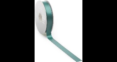 Satijn lint 16 mm groen op rol van 25 meter