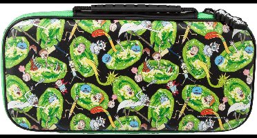Rick and Morty Case Opberghoes - Portals - Switch OLED geschikt voor Nintendo Switch