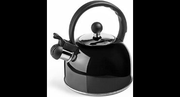 Ibili Fluitketel - 2,5L - Rvs - Zwart