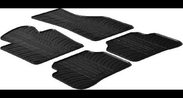 Gledring Rubbermatten passend voor Volkswagen Passat 2010-2014 & Volkswagen Passat CC (T profiel 4-delig + montageclips)