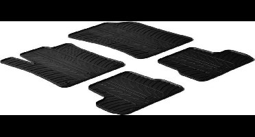 Gledring Rubbermatten passend voor Citroen C3 2010-10/2016 (T profiel 4-delig + montageclips)