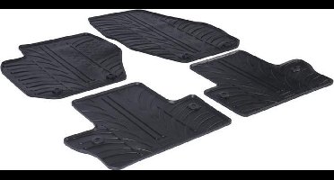 Gledring Rubbermatten passend voor Volvo S60/V60 2010-2018 (T profiel 4-delig + montageclips)