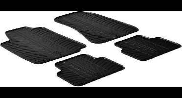 Gledring Rubbermatten passend voor Alfa Romeo 159 2005- (T profiel 4-delig + montageclips)