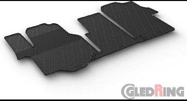 Gledring Rubbermatten passend voor Volkswagen Crafter 2017- & MAN TGE 2017- (G profiel 3-delig)