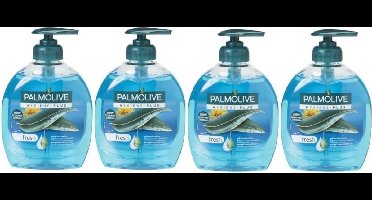 Palmolive Vloeibare Handzeep Pomp Hygiene Plus Fresh - 4 x 300 ml Voordeelverpakking