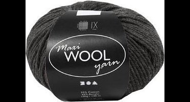 Creativ Company wolgaren donkergrijs mix - breigaren 125m 100g.