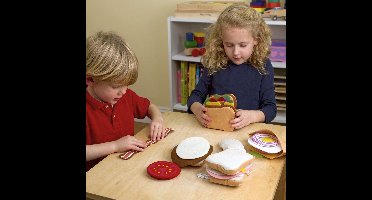 Melissa & Doug - Vilten Sandwichset