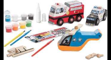 Melissa & Doug - Reddings Voertuigen - Knutselset