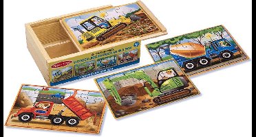 Melissa & Doug - Construction Puzzles in a Box