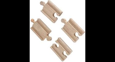 Mentari Mini rails recht 5,3 cm set van 4