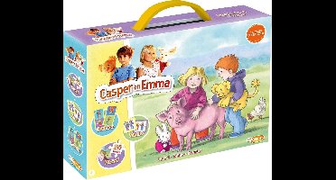 Casper En Emma 3 In 1 Box - (Puzzel+Memo+Domino)