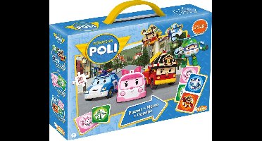 Robocar Poli - 3 In 1 Box (Puzzel+Memo+Domino)