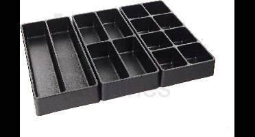 Inlay / vulling voor gereedschapswagen (4 cm hoog)