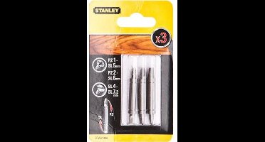 Stanley Pz en Sl bits - 3 stuks