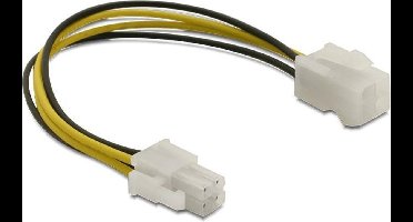 Cablexpert ATX12V P4 (m) - ATX12V P4 (v) voeding verlengkabel - 0,30 meter
