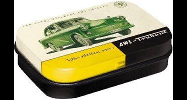 Trabant AWZ Pepermunt Doosje Inclusief Mints mint box 4 x 6 cm