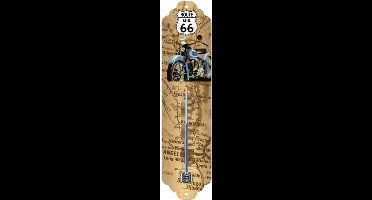 Route 66 Kaart Thermometer
