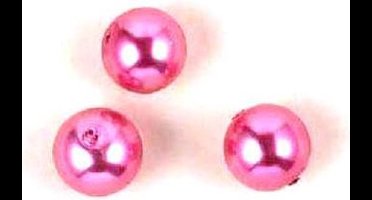 Glasparels 8mm Koraalrood (Roze) 50 stuks