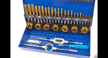 32 Delige TIN M3-12 Tap en Snijset  for pro's