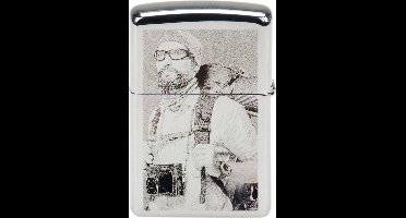 Zippo aansteker chroom bedrukt met uw eigen foto !