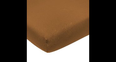 Meyco Baby Uni hoeslaken wieg - camel - 40x80/90cm