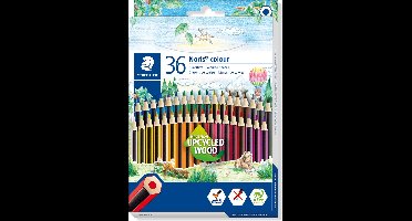 STAEDTLER Noris colour kleurpotlood Made from Upcycled Wood - set 36 st