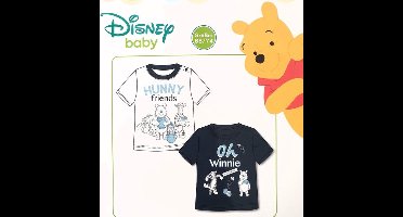 Disney Baby Winnie the Pooh T-shirt - 2 stuks - Maat 62/68
