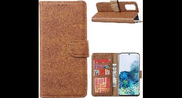 Hoesje Geschikt Voor Samsung Galaxy S20 FE 2022 Hoesje Geschikt Voor Samsung Galaxy S20 FE 2022 Bookcase / Wallet case - Bruin
