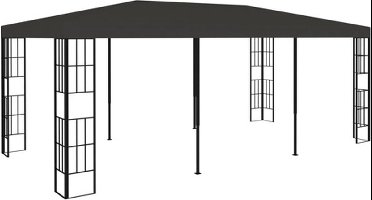 vidaXL - Prieel - 3x6 - m - antraciet