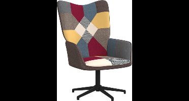 vidaXL - Relaxstoel - patchwork - stof