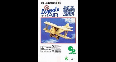 T&F Creations Model vliegtuig bouwpakket - Albatros 402 - 18 x 26 cm - hout