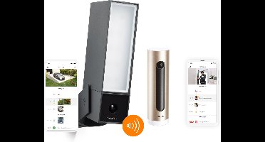 Pack Netatmo Slimme Buitencamera with Sirene + Netatmo Slimme Binnencamera