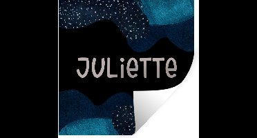 Muurstickers - Sticker Folie - Juliette - Pastel - Meisje - 30x30 cm - Plakfolie - Muurstickers Kinderkamer - Zelfklevend Behang - Zelfklevend behangpapier - Stickerfolie