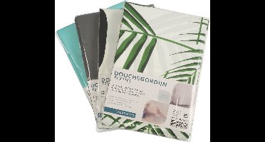 Diversen Douchegordijn 180x200cm Incl Ringen