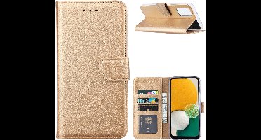 Hoesje Geschikt voor Xiaomi 12 Pro Bookcase Hoesje Goud – Hoesje Geschikt voor Xiaomi 12 Pro hoesje – Hoesje Geschikt voor Xiaomi 12 Pro Bookcase - Ntech