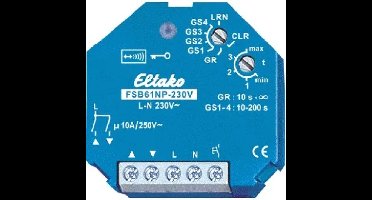 Eltako FSB61NP-230V Jaloezie- en rolluikactor Draadloos Schaduwelement Inbouw (in muur)