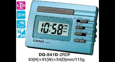 Wekker Casio Digitale Wekker blauw met LED Light DQ-541D-2