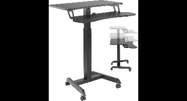 Bureau zit sta laptoptafel - verrijdbaar - hoogte verstelbaar