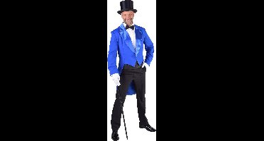 Magic Design Slipjas Cabaret Heren Polyester Blauw Maat Xxl