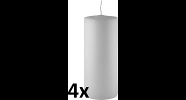 4 stuks stompkaarsen wit 200/70 (85 uur) Hoogwaardige Horeca kwaliteit