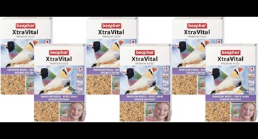 6x Beaphar XtraVital Tropische Vogel - vogelvoer - 500g