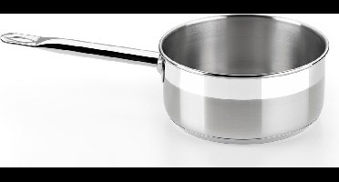 Kookpot BRA PROFESIONAL Roestvrij staal Ø 12 cm Grijs Zilverkleurig 500 ml
